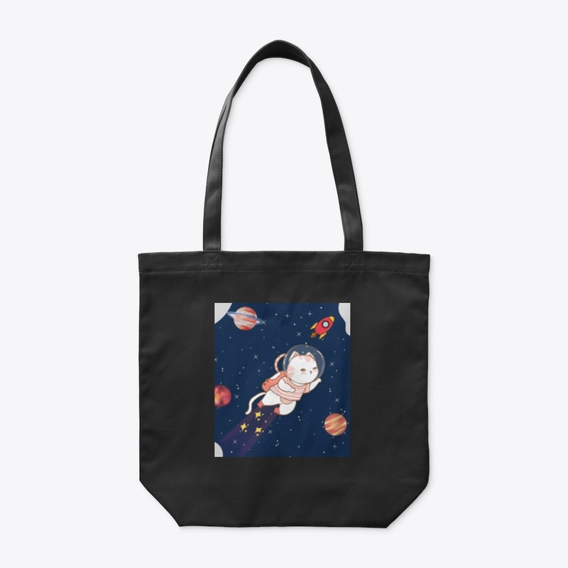 Cute Cat In Space Design