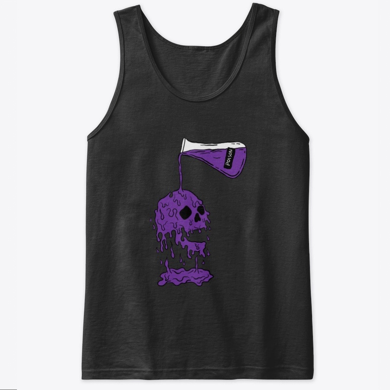 Skull melted