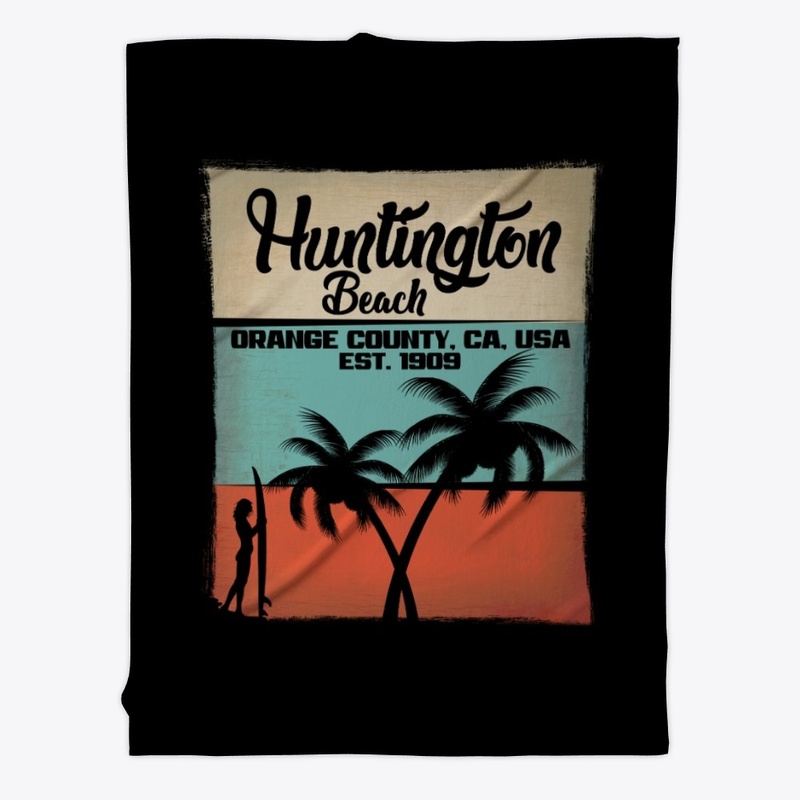 Awesome Huntington Beach Surfing Tshirt 