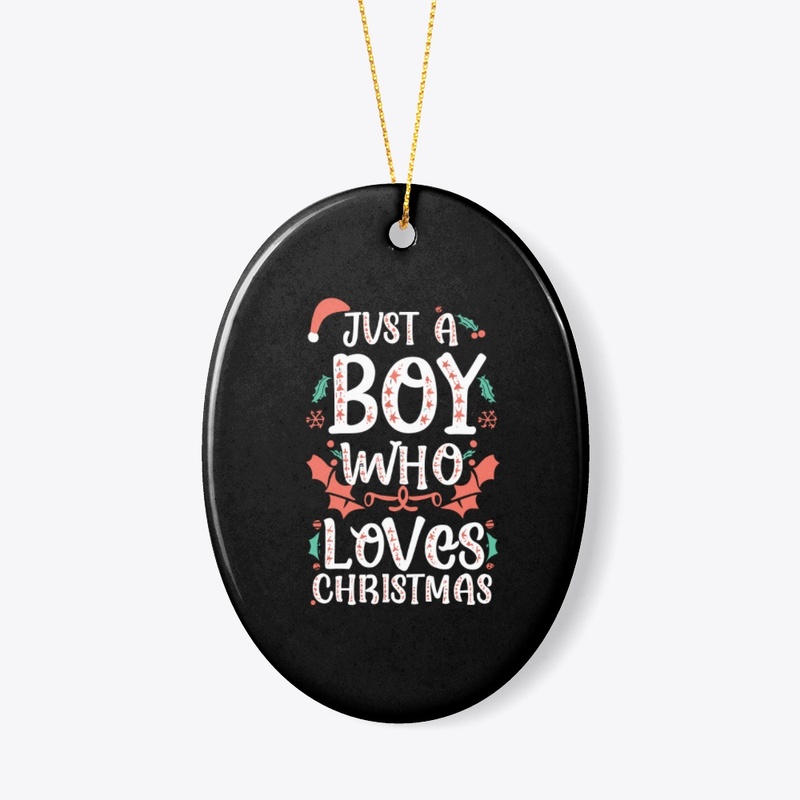 Just a boy who loves christmas,design