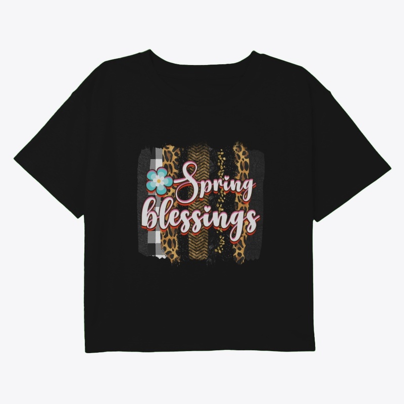 Spring Blessings Leopard Floral