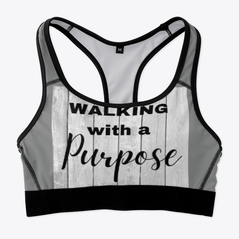 All-Over Print Sports Bra