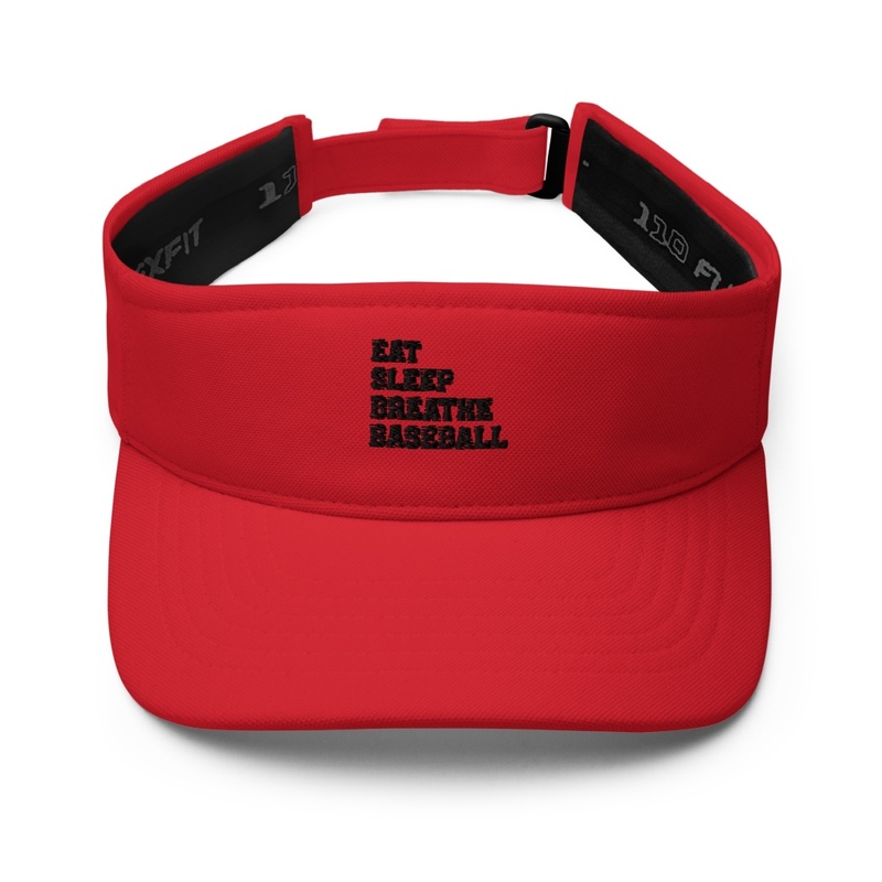 Eat, Sleep, Breathe, Baseball Visor