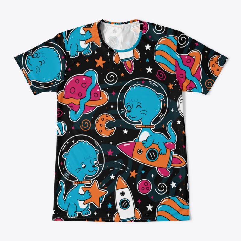 Spirit of Otter and Rocket Team Tee