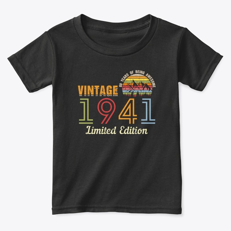 80 Year Old Vintage 1941 Limited Edition