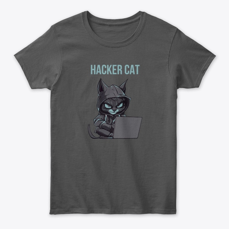 blue hacker cat