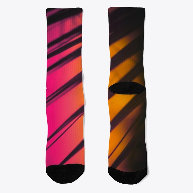leggings  and crew socks