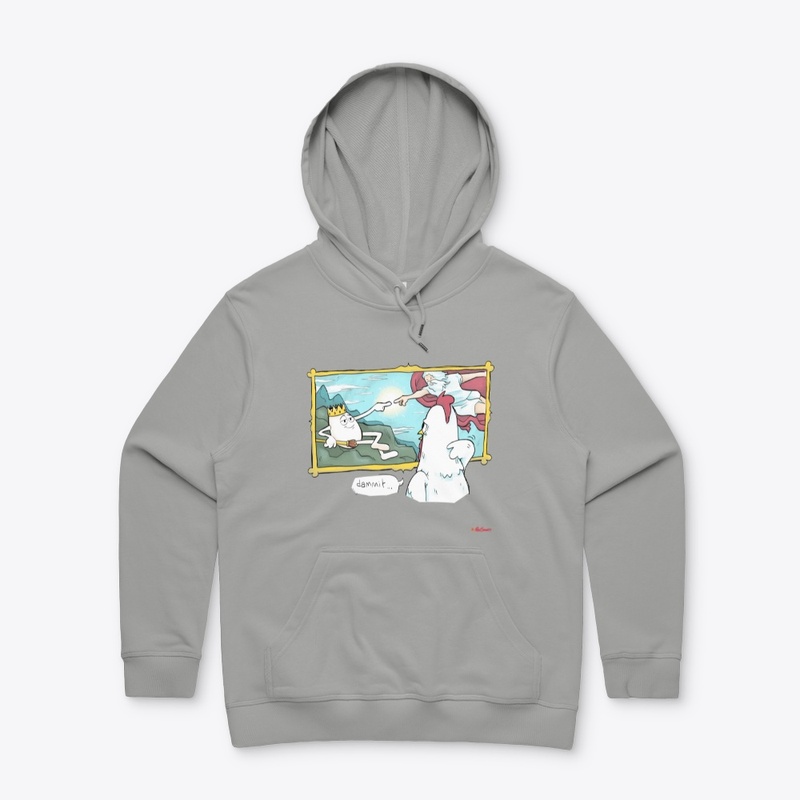 God Created Egg - red logo