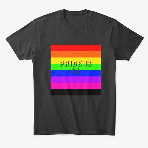Pride T Shirt Black T-Shirt Front