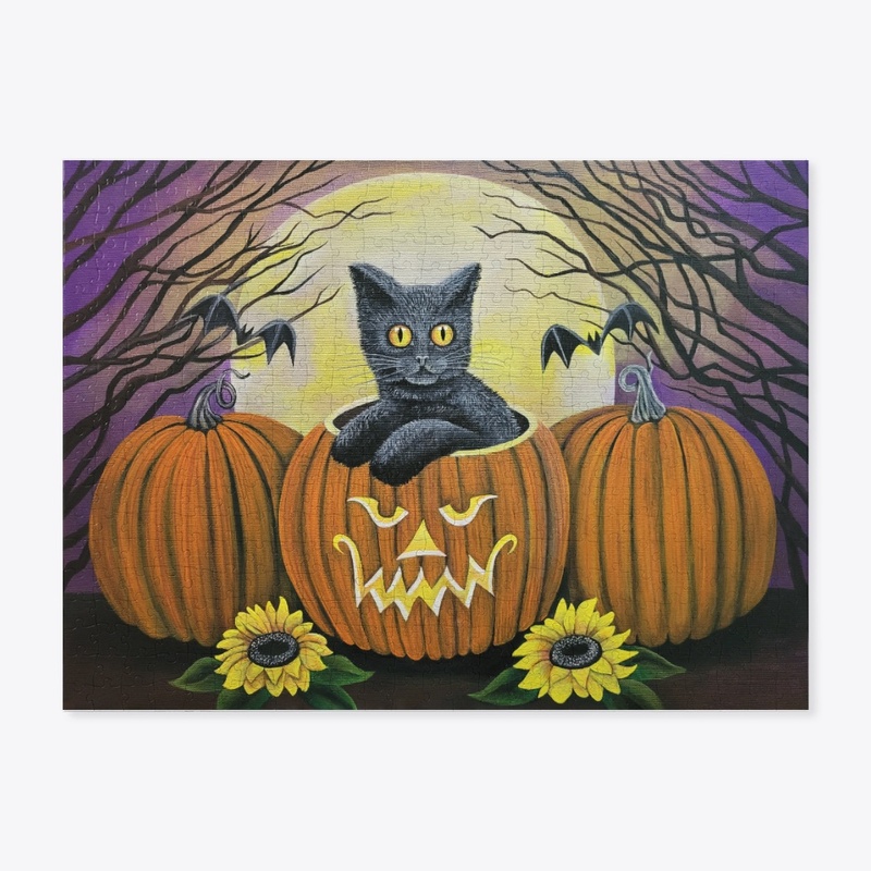 Magical Black Cat | Art of Jameela