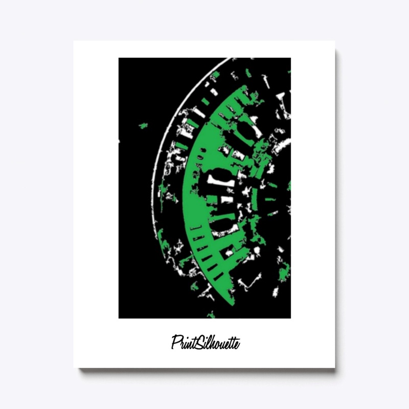 Abstract Casual Green