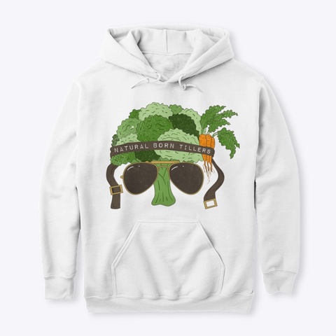 General Broccoli White Camiseta Front