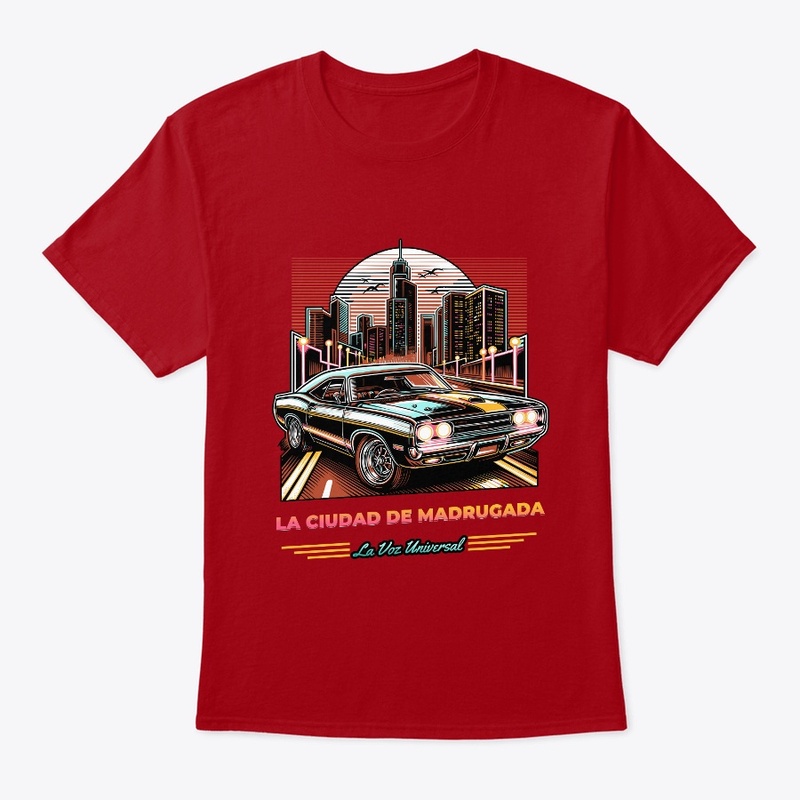 la ciudad de madrugada vintage