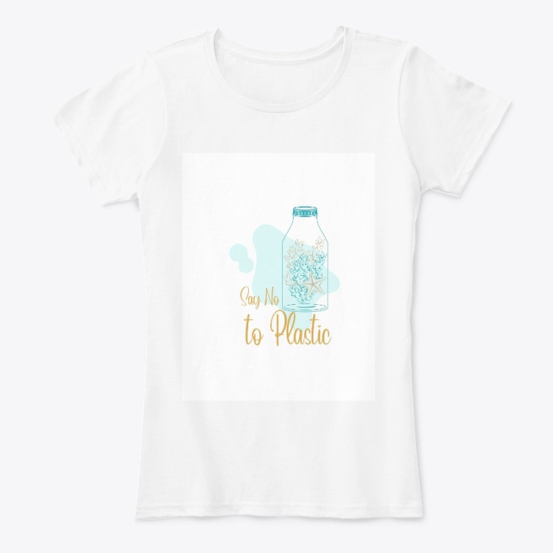 Say no to plastic simple design