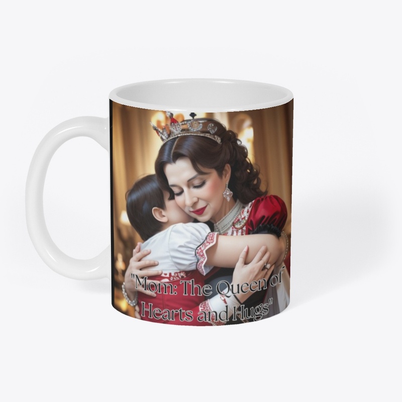 "Mom: The Queen of Hearts and Hugs"