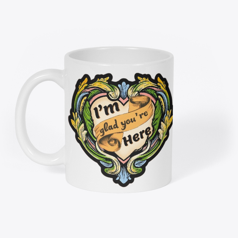 Baroque Heart mug in full color