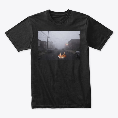 Bird Crab Black T-Shirt Front