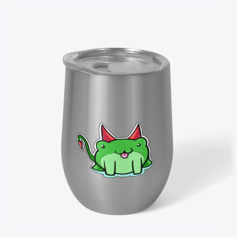 Devilishly Cute Frog Drawing