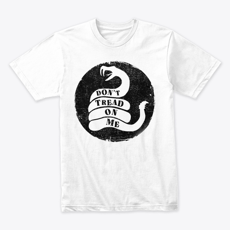 DONT TREAD ON ME WASHED LIBERTARIAN