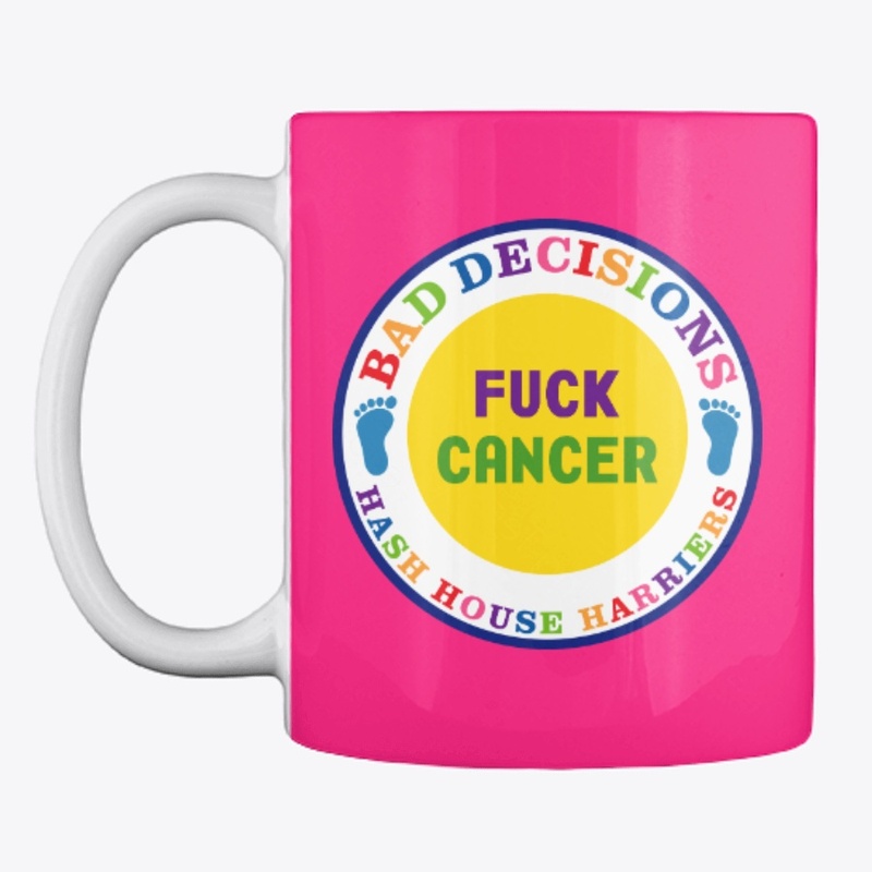 BDH3 Mug - F*ck Cancer + Bunny Logos