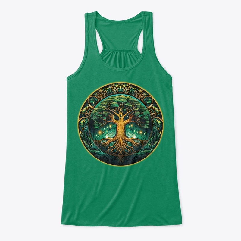 Green Tree Of Life Yoga Harmony