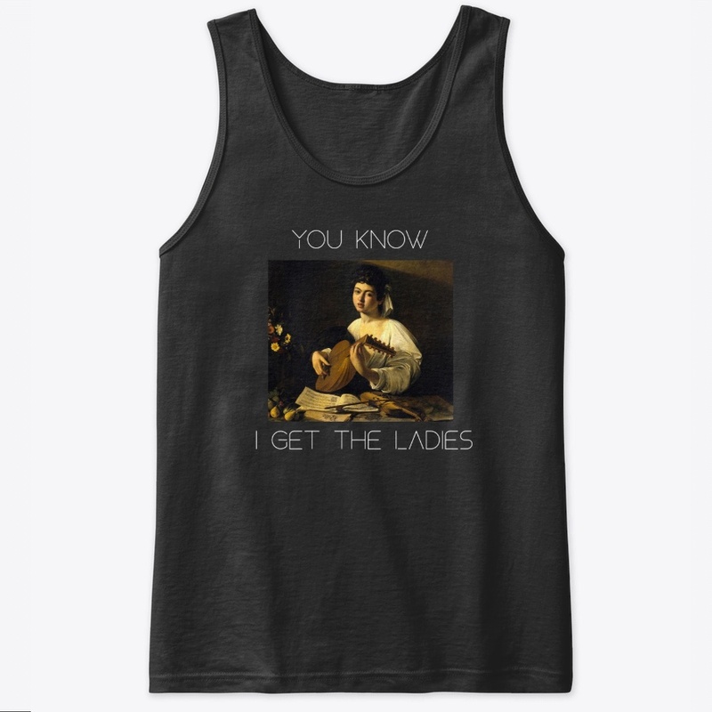 Funny Caravaggio Guitar Player T-shirt