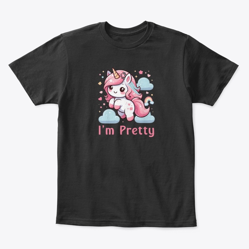 I’m Pretty Unicorn Kids Girl 