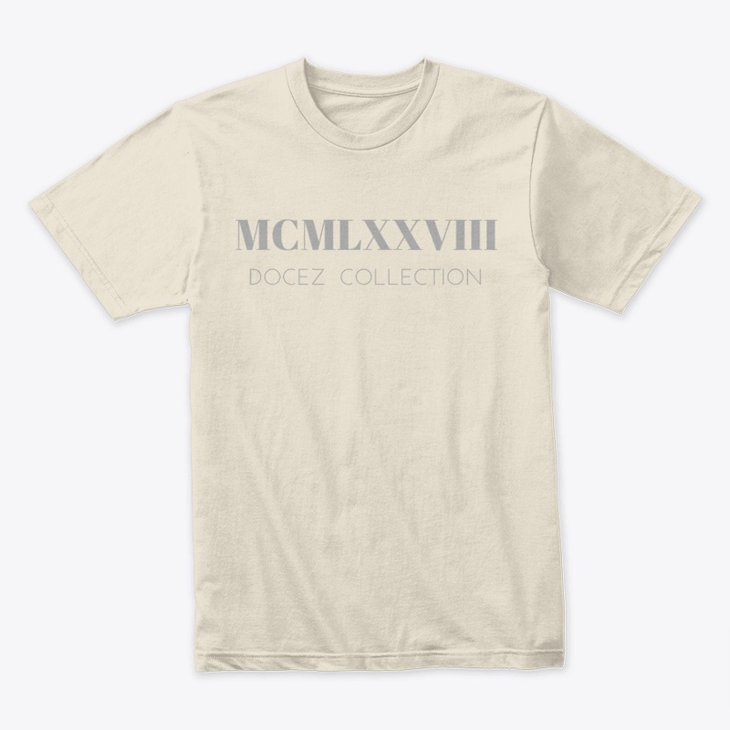 Roman Numerals Grey Collection 21