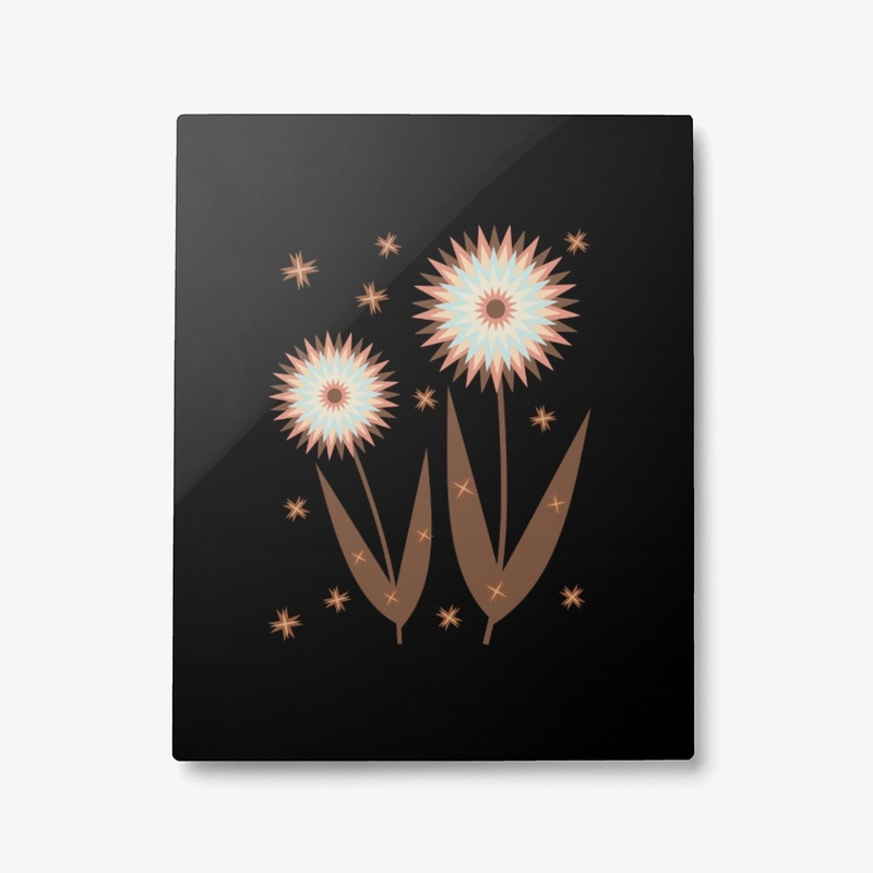 Brown flowers