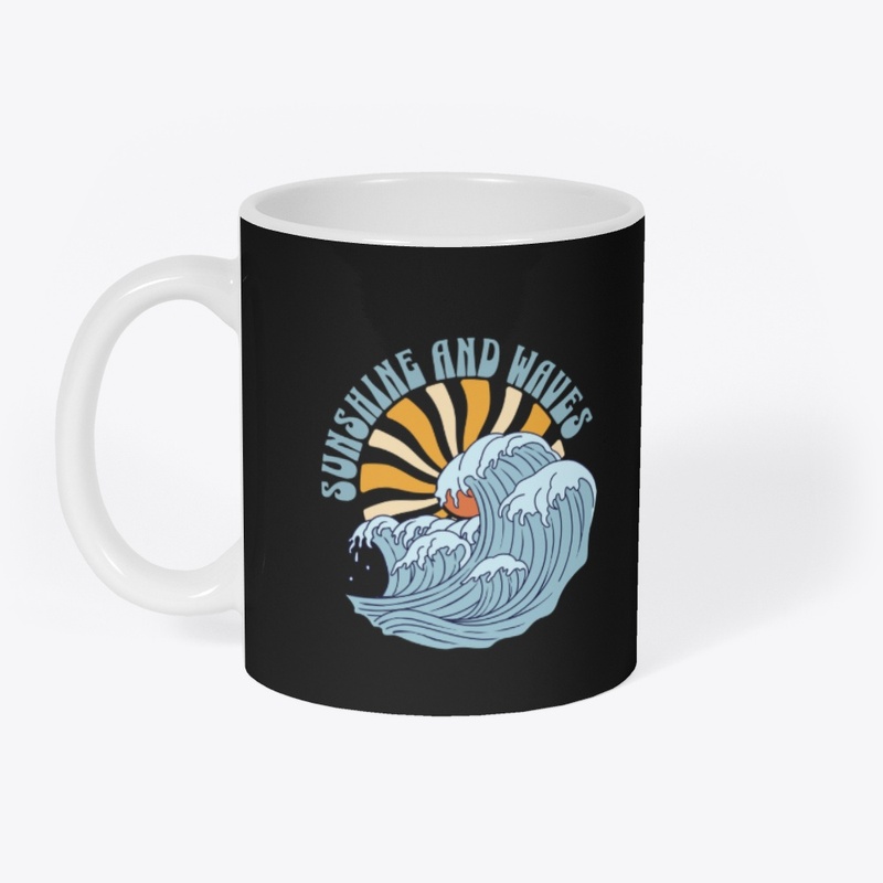 Sunshine and Waves Summer Tropical Merch
