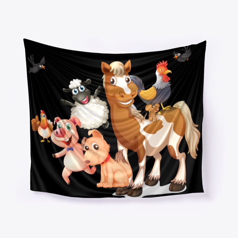 Cute farm animals