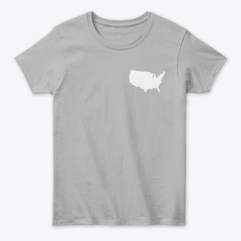 Modern Pixel USA Map Tee