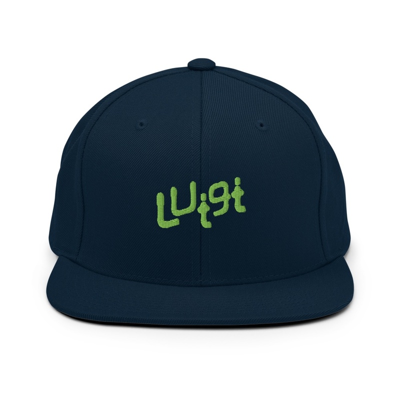 Luigi Snapback Cap