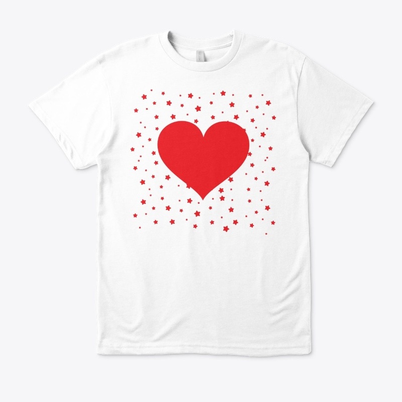 Heart with stars