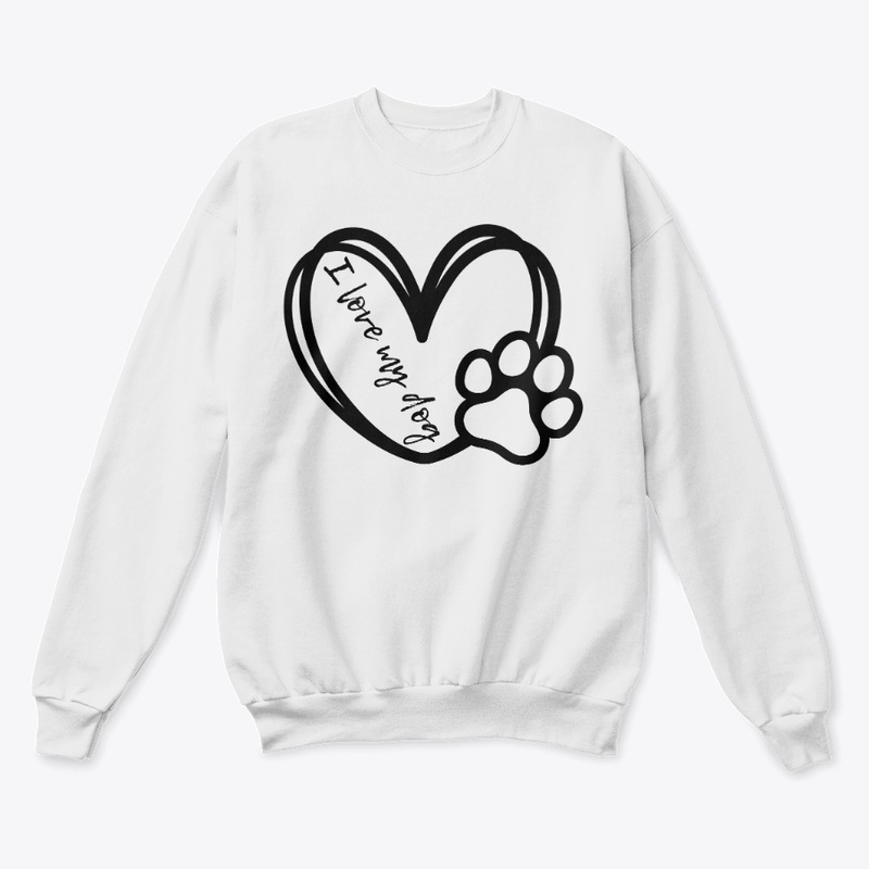 I love my dog (Apparel) 