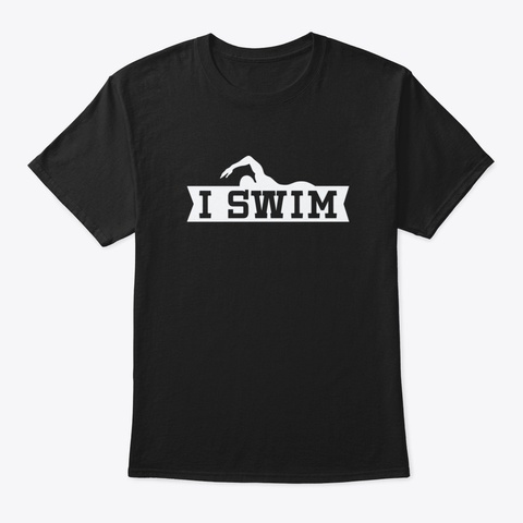 Swimming S5jqr Black T-Shirt Front