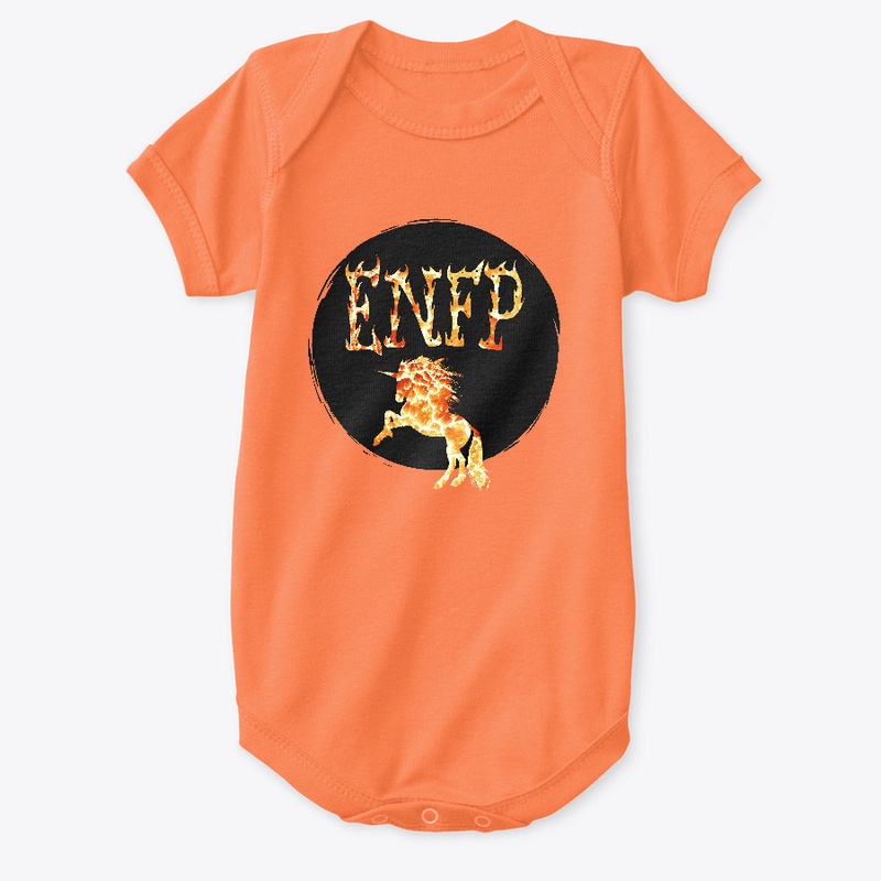 ENFP Fire Unicorn Calligraphy Design