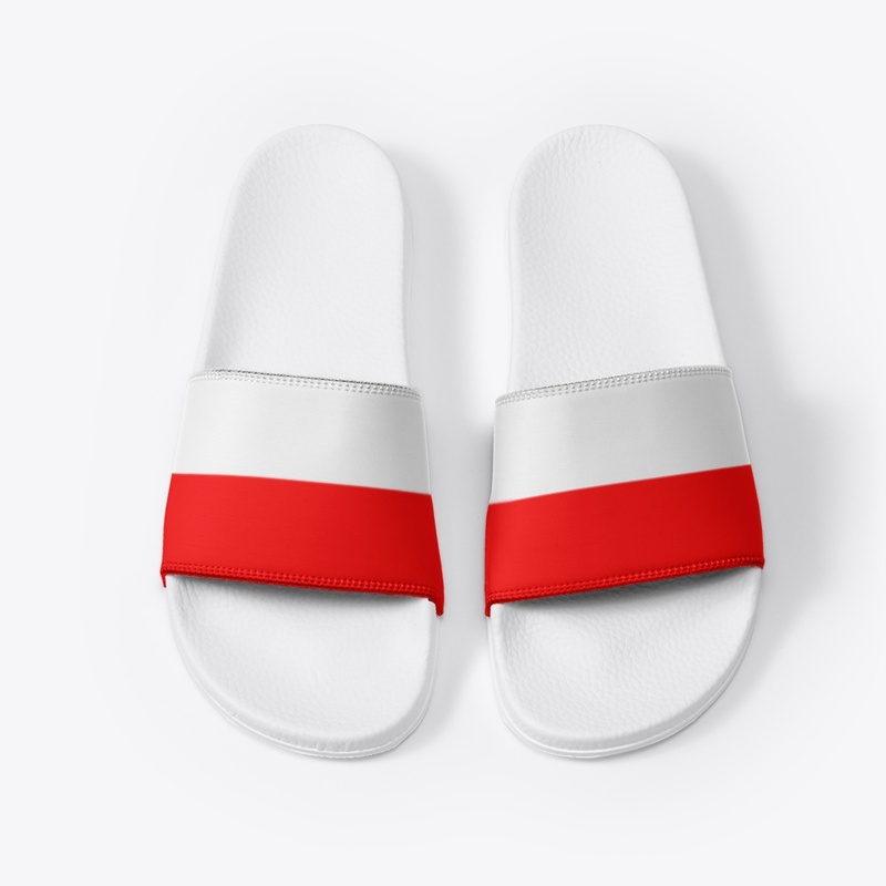 Polish Flag Sandals
