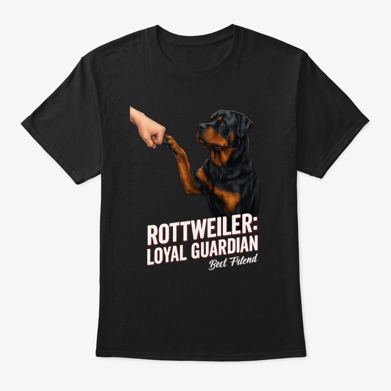 Rottweiler Best Friend Fist Bump T-Shirt
