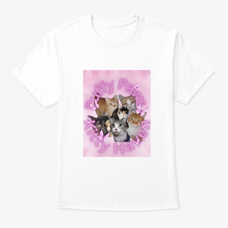Puffy Paws Cat Lovers T-Shirt