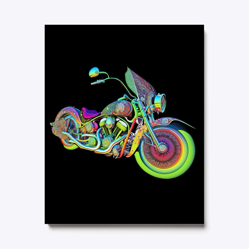 Abstract Biker