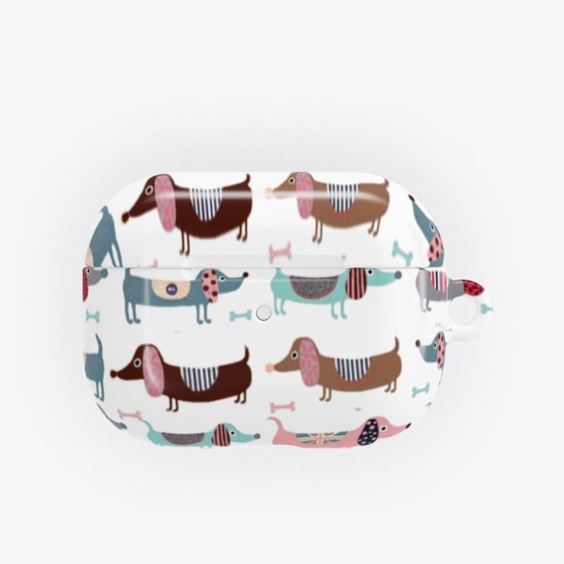 Cute Dachshund Face Mask