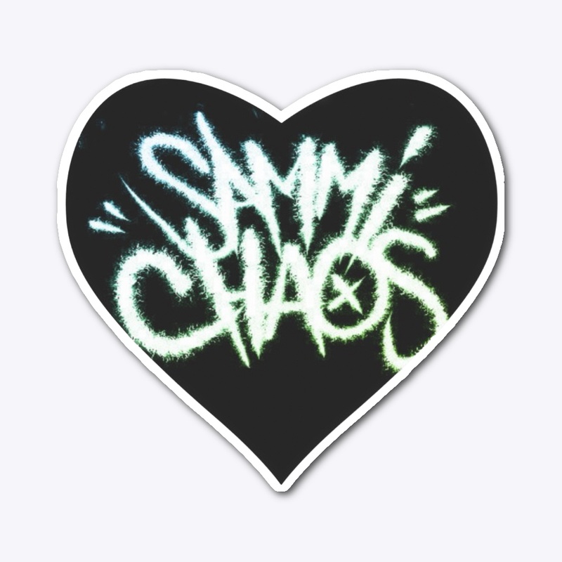 Sammi Chaos Heart Sticker