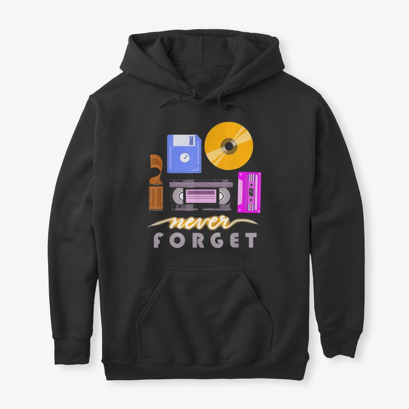 Never Forget Retro Vintage Cassette Tape