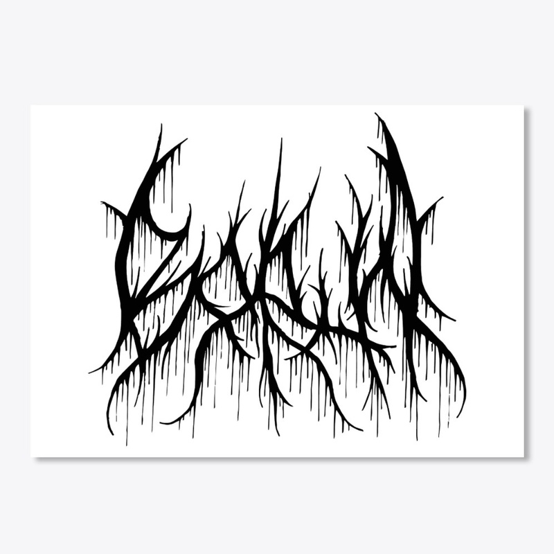 Borja Black Logo Sticker 