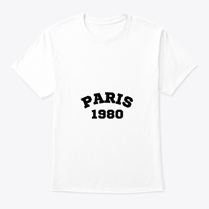 Paris 1980 graphic t-shirt 