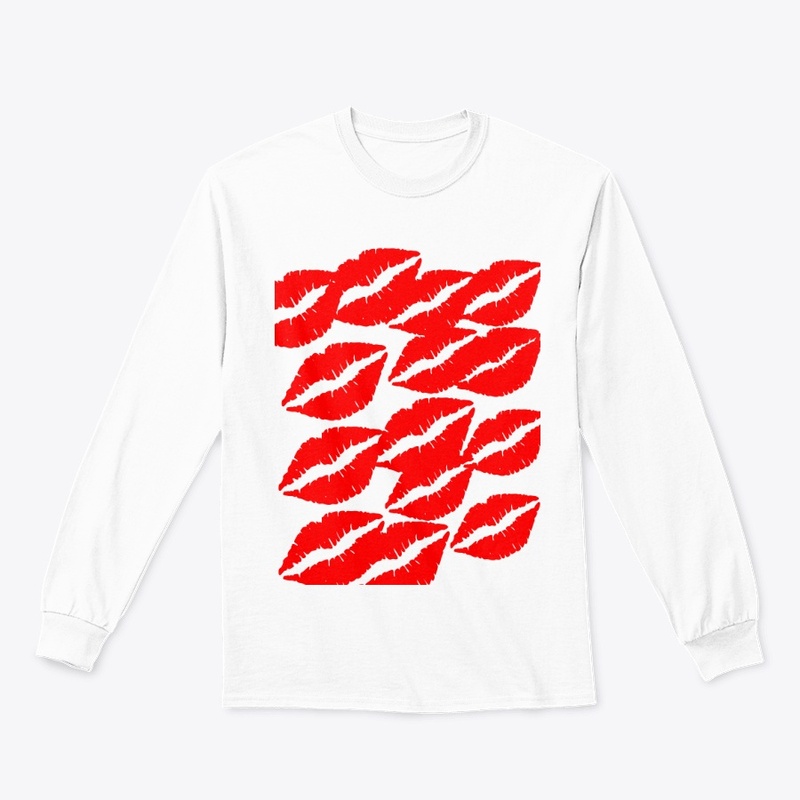 Premium Tee Lip Kiss T Shirt