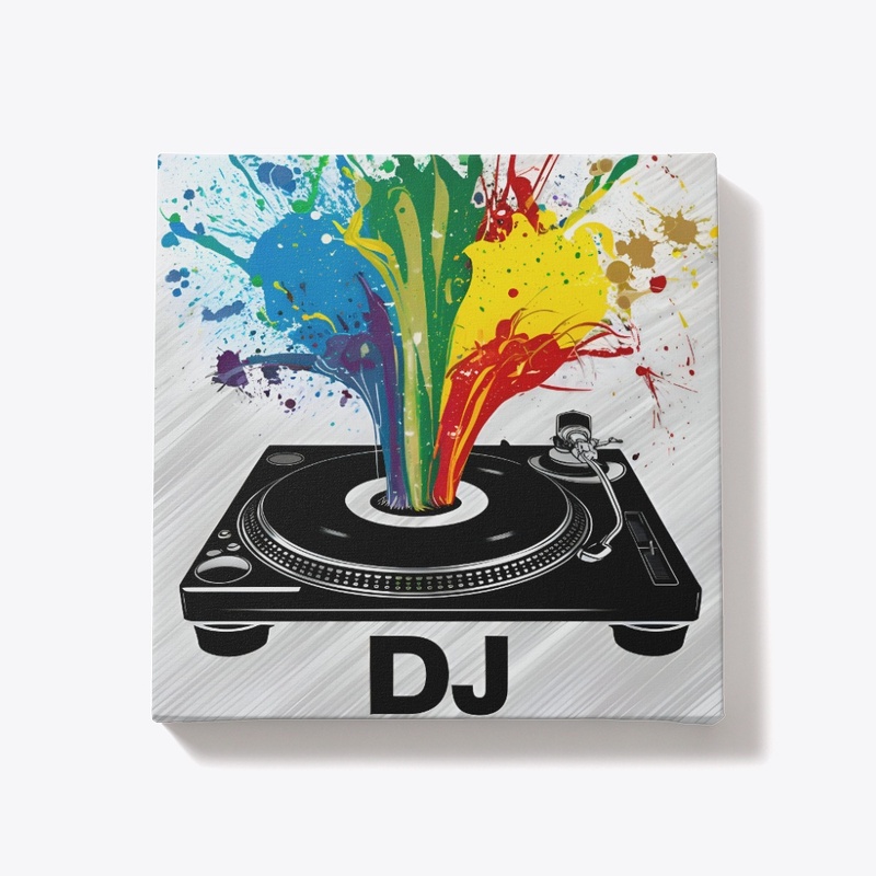 Colorful Turntable Groove