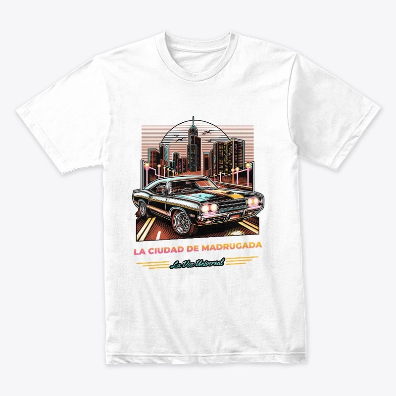 la ciudad de madrugada vintage