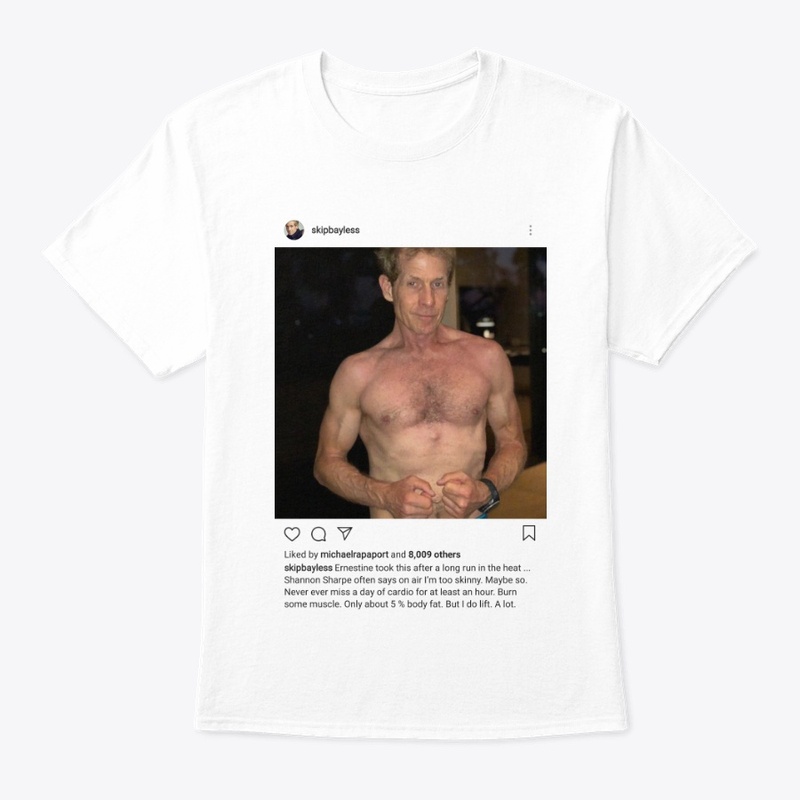 Skip Bayless shirtless